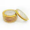 3/6/9/12/18 hilos de cordón dorado M2887 tejido a mano, hilo decorativo amarillo para trenzar, ensartar y hacer pulseras DIY