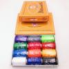 Medio Demasiado Rojo Marca Hilo Doméstico de Coser Color Hilo de Reparación Blanco y Negro Hilo Pagoda Hilo de Poliéster Ropa Cosida a Mano Aguja