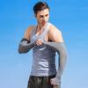 Manga protectora solar para hombre de talla grande holgada, manga protectora de brazo, protección solar de Seda de Hielo, protección UV, protección solar de Seda de Hielo