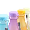 Botella de Soda Helada de Color Caramelo, Botella de Agua para Deportes al Aire Libre, Antiderrames con Correa para Llevar, Taza Portátil de 550ml, Transfronterizo