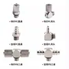 Accesorios de Conexión Rápida Neumáticos Miniatura de Barbilla PC4-M3 M4 PL6-M5 Rosca de Manguera de Aire Recto Codo