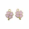 Ebay transfronterizo trébol de cuatro hojas flor aleación gota de aceite collar colgante pulsera llavero accesorios de joyería al por mayor