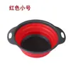 Cesta Drenadora Plegable Retráctil Redonda Juego de 2 Piezas, Cesta Filtro de Agua, Cesta para Lavar Verduras, Cesta para Frutas