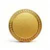 Monedas Conmemorativas en Blanco Personalizadas con Grabado Láser de Logo Medallas Conmemorativas Personalizadas con Monedas de Plata Cepillada para Exportación