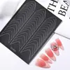 Pegatinas para Manicura Estilo Francés Spray Hueco, Pegatinas de Plantilla Francesa Versátiles para Salones de Uñas, Estilo Fs al por Mayor