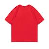 Camiseta Weilong 200g Ombro Caído Solta Manga Curta Lisa Gola Redonda Camisa Tendência Nacional Estilo Casal Respirável Absorvente de Suor