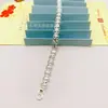 Pulseira banhada a prata de fornecimento ao vivo, contas de transferência para mulheres, coringa feminino, variedade de amor, fortuna, joias wangfu, atacado