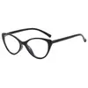 Óculos Gatinho Retrô para Miopia, Lentes Personalizadas, Essencial para Maquiagem Zero Feminina, Óculos Triangulares Estilosos Europeus e Americanos com Bloqueio de Luz Azul