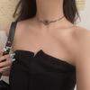 Novo colar de couro com flores estilo chinês, design de nicho feminino, corrente de clavícula, estilo étnico retrô, moda, tudo combinando, corrente de colar, moderno