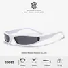 Gafas de Sol de Marco Estrecho de Personalidad Transfronteriza para Mujer Estilo Callejero de Celebridad de Internet Europeo y Americano Y2K Sensación Tecnológica Gafas de Sol de Marco Pequeño Protección UV Modernas