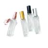 Embotellado de Perfume en stock Tapón de Rosca Avanzado Portátil Presión Vial Spray 12 ml Botella de Repuesto Diamante Unilateral