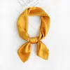 Elegante pañuelo pequeño, estilo ins coreano, versátil y moderno, adecuado para primavera y otoño, se puede usar como pañuelo cuadrado decorativo, cinta para el pelo, accesorio para bolso o bufanda fina para el cuello