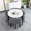 Juego Simple de Mesa y Sillas para Recepción, Mesa de Negociación, Mesa y Sillas para Recepción de Tienda de Uso Comercial, Mesa Redonda Pequeña para Oficina y Ocio