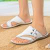 Sandalias tipo tanga para hombre de talla grande con relieve transfronterizo y suelas suaves, Sandalias de playa antideslizantes para uso en exteriores, Stock listo del fabricante, Dropshipping disponible