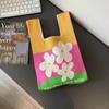 Nueva Bolsa Tejida Festiva para Regalo Bolso de Mano Bolsa Fly-Knit Bolsa de Muñeca Bolsa de Regalo Bolsa Tejida de Año Nuevo