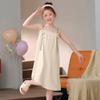 Pijamas de Verano para Niñas Delgados 2025 Nuevo Bebé Algodón Camisola Ropa para Aire Acondicionado Ropa de Casa de Verano para Niños