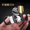 Baicheng Tijeras de Acero Inoxidable de Doble Filo para Cortar Puros Cubanos Herramientas para Puros Set para Fumar Boutique