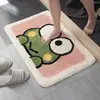 Tapete de Baño Temu Transfronterizo Imitación Cachemir, Engrosado, Absorbente de Agua, Antideslizante, Tapete Resistente al Desgaste para Puerta de Entrada