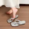 Chanclas de cuña en stock para mujer, Nuevo estilo de verano 2026, Tacones altos de punta cuadrada, Adecuadas para combinar con vestidos, Sandalias para mujer