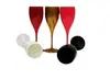 Fábrica de comércio exterior atacado plástico champanhe acrílico vidro taça de vinho tinto taça colorida vinho tinto champanhe vidro