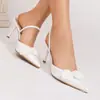 Zapatillas de Satén con Tacón Alto Estilo Francés para Mujer 2025 Sandalias Versátiles de Tacón Fino para Eventos Sociales de Nicho con Punta Cerrada para Verano