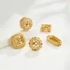 Collar Colgante con Incrustación de Jade, Cuentas Planas, Espaciadores para Pulsera con Agujero Pasante, Montura para Cuentas para Bricolaje