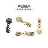 Tirador de Cremallera de Metal Accesorios de Ferretería para Maletas No. 3 Dientes de Plástico Tirador de Cremallera de Metal Equipaje Ropa Forro Tirador de Cremallera de Nylon