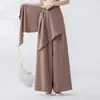 Pantalones Falda de Dos Piezas con Cintura Ajustable, Caída Fluida, Inspirados en Danza Clásica China, Pantalones de Baile Pierna Ancha para Danza Moderna, Yoga