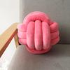 Cojín Decorativo Nudo Redondo Hecho a Mano Danés Tejido Algodón PP para Sala de Estar Estilo Nórdico Suave