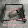 Base de soporte para mesa de centro apartamento estante de mesita de noche pata mesa trípode mármol lateral placa de roca soporte de ángulo pequeño piso