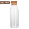 Frasco de Vidrio para Almacenamiento, Contenedor Sellado de Vidrio de Alto Borosilicato Resistente al Calor, Almacenamiento de Cocina a Prueba de Fugas, Apto para Microondas con Tapa, Gran Capacidad, Boca Ancha