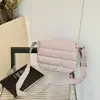Ropa Sencilla de Algodón para Primavera y Verano Bolso Pequeño Cuadrado Nuevo Estilo Coreano Moda Versátil Bolso de Hombro Casual Bolso Cruzado de Estilo Occidental para Viajar