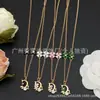 Nueva colección de collares marca D/marca Dior, disponible exclusivamente para comercio electrónico transfronterizo, productos nuevos con etiquetas originales, collar de nariz de cerdo CD al por mayor