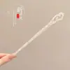 Nuevo Pasador de Alta Gama Estilo Chino para Mujer, Pasador de Flor con Borla Estilo Antiguo, Versátil y Elegante, Adecuado para Maamianqun, Pasador de Nicho para Peinados Recogidos
