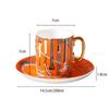 Juego de Tazas de Café Cerámica Hogareño Estilo Europeo Té de la Tarde Inglés Juego de Té Taza de Té Negro Hueso de Porcelana Caja de Regalo Taza de Hueso de Porcelana