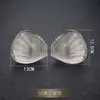 Almohadillas redondas de silicona transpirables tipo panal para pezones, impermeables, antideformación, insertos adhesivos invisibles para yoga, traje de baño, vestido de novia y sujetador