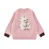 Suéter Wulibu Infantil 3D Intársia Cor Suave Color-Blocking 2026 Inverno Top Casual Infantil Tendência
