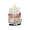 Novedades de Verano: Mochila Color-Block 2025 con Diseño de Solapa, Mochila Casual de Nicho Estilo Bosque para Viajes