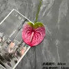 Flores artificiais, incluindo várias cores de plantas de palmeira vermelha, para decorações de feriados, expositores internos, adereços de fotografia e embelezamentos de móveis
