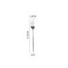 Vajilla de acero inoxidable mate 304 de Amazon, cuchillo, tenedor y cuchara adecuados para cuchillos, tenedores y cucharas de carne occidentales, cucharas de postre, cucharas de hielo.