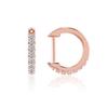 Accesorios Aretes Redondos de Clip para Orejas para Mujer Moda Estilo Fresco Aretes Incrustados de Diamantes Joyería al por Mayor Ake240