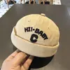 Gorro de Señor con Letra para Otoño e Invierno, Tierra de Niños, Gorro de Melón Caliente de Moda a Prueba de Frío, Gorro Hip-Hop Personalizado para Bebé e Infantil