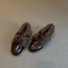 Zapatos Mary Jane de Terciopelo Cálido con Lazo y Pelo, Estilo Nuevo, Suela Plana para Mujer