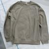 Moletom de Inverno 320g com Ombro Caído, Gola Redonda, Espesso e Manga Longa para Jovens e Meia-Idade, Camiseta Térmica Base
