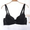 Fábrica en stock talla grande sujetador delgado ropa interior cómoda sin esponja para mujer top de mujer soporte push up sujetador anti-caída