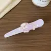Esencial para el ambiente de primavera y verano de las chicas dulces: Pinza de Pato Cuadros Oso, Pinza para Flequillo Femenina, Pinza Versátil para Cabello Esponjoso