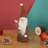 Decoración navideña transfronteriza decoración de fieltro de lana lindo muñeco de nieve mini decoración para colgar en el árbol muñeco de Papá Noel venta al por mayor