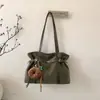 Bolsa de Axila Casual Retrô de Grande Capacidade para Mulheres 2025 Novo Estilo Simples Bolsa Tote para o Dia a Dia Bolsa de Ombro Estilosa
