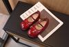 Sapatos Infantis de Couro Pequenos 2025 Primavera e Outono Novo Estilo Coreano Sapatos Confortáveis para Meninas Laço Bebê Sapatos Versáteis e da Moda