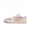Zapatos Putian transfronterizos AJ1 White Zongzi Swoosh Invertido Guerrero Negro Mocha comercio exterior Jordan 1 co-branded zapatos deportivos de baloncesto para hombre y mujer